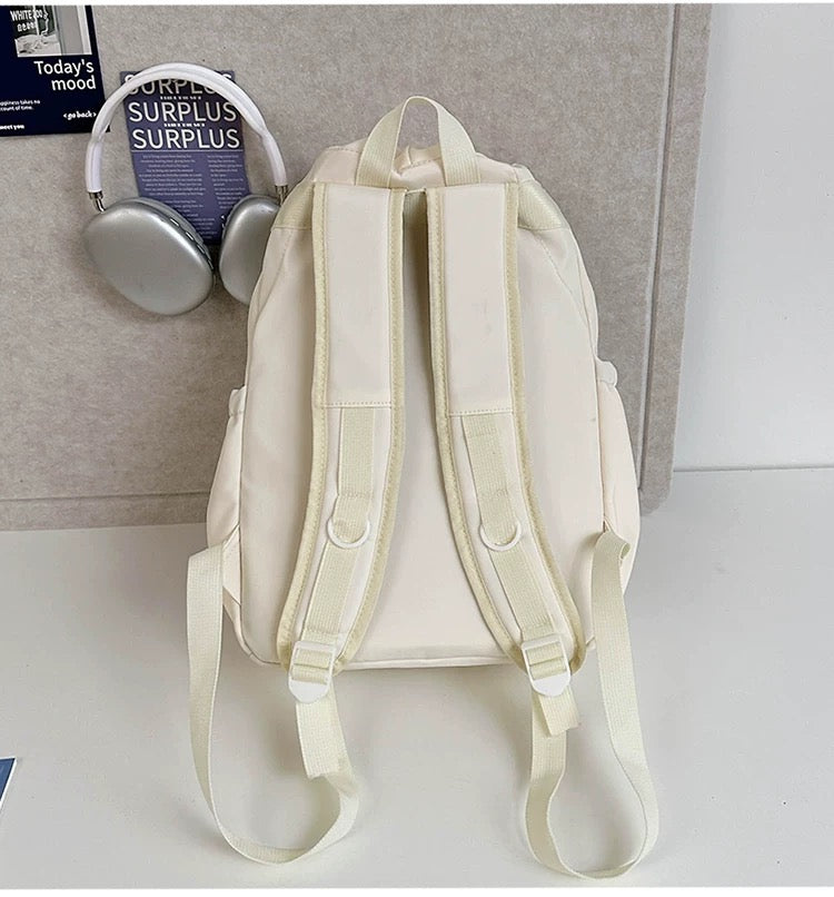 Multipurpose Candy Color Drawstring Travel Backpack Female Large Capacity Schoolbag